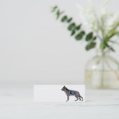 Mini Carte de visite de berger allemand (Debout devant)