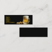 Mini Carte de visite de bière (Devant / Derrière)