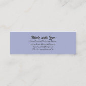 Mini Carte de visite de bijoux de Pâques (Dos)
