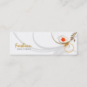 Mini Carte de visite de boutique de mode (Dos)