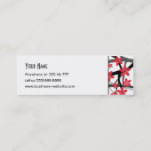 Mini Carte de visite de boutique de mode (Dos)