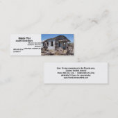 Mini Carte de visite de bricoleur (Devant / Derrière)