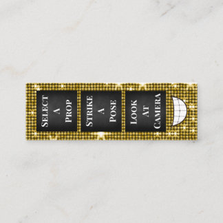 Mini Carte de visite de cabine photo