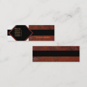 Mini Carte de visite de carrelage rouillé (Devant / Derrière)