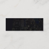 Mini Carte de visite de carte (Dos)