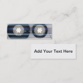 Mini Carte de visite de cassette de bande (Devant / Derrière)
