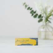 Mini Carte de visite de coiffeur de fille de cheveux (Debout devant)