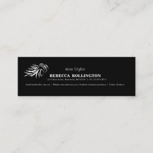 Mini Carte de visite de coiffeur \ salon de coiffure