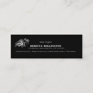 Mini Carte de visite de coiffeur \ salon de coiffure