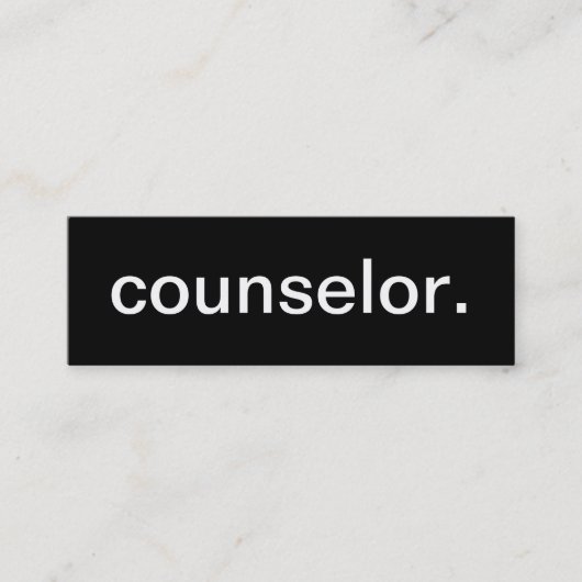 Mini Carte de visite de conseiller (Devant)