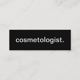 Mini Carte de visite de Cosmetologist