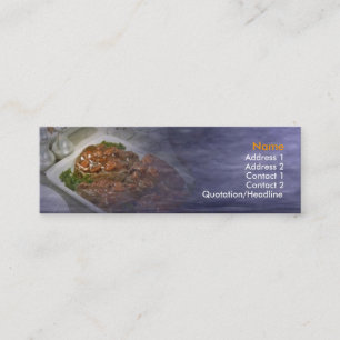 Mini Carte de visite de côtelettes de porc