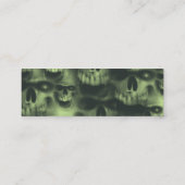 Mini Carte de visite de crâne de démon (Dos)