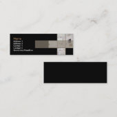 Mini Carte de visite de cuisine moderne (Devant / Derrière)