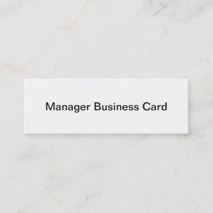 Mini Carte de visite de directeur