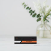Mini Carte de visite de directeur commercial (Debout devant)