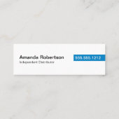 Mini Carte de visite de distributeur b:HIP (Dos)