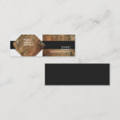 Mini Carte de visite de feuille rouillé (Devant / Derrière)