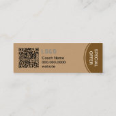 Mini Carte de visite de flux de yoga (Dos)