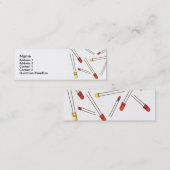 Mini Carte de visite de fusion (Devant / Derrière)
