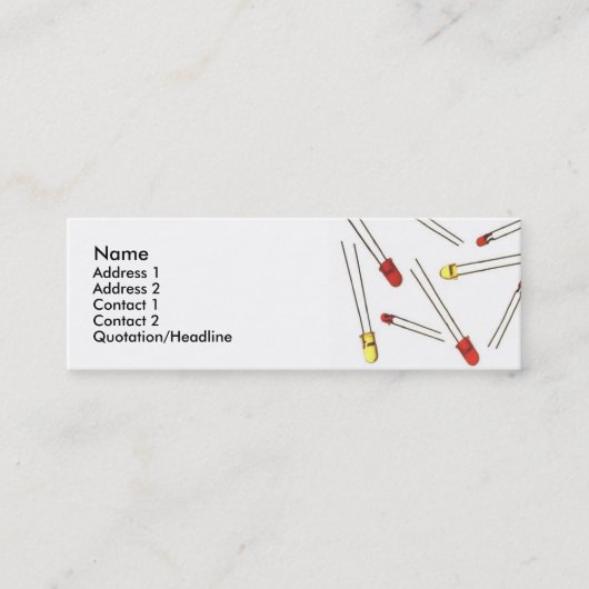 Mini Carte de visite de fusion (Devant)