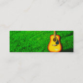 Mini Carte de visite de guitare (Dos)