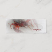 Mini Carte de visite de homard (Dos)