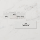 Mini Carte de visite de journal (Devant / Derrière)