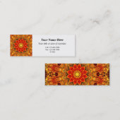 Mini Carte de visite de kaléidoscope (Devant / Derrière)