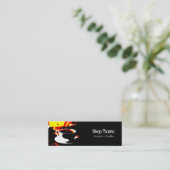 Mini Carte de visite de la cafétéria (Debout devant)