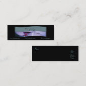 Mini Carte de visite de la cosmétique (Devant / Derrière)