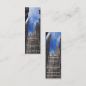 Mini carte de visite de la société de construction (Devant / Derrière)