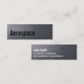 Mini Carte de visite de l'ingénieur aérospatial no (Devant / Derrière)