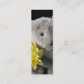 Mini carte de visite de l'ours de Daffodil (Dos)