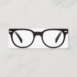 Mini carte de visite de lunettes