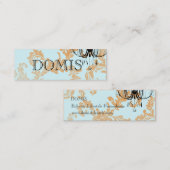 Mini Carte de visite de lustre (Devant / Derrière)