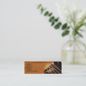 Mini Carte de visite de machine à écrire (Debout devant)