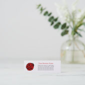 Mini Carte de visite de Madame Bug Skinny (Debout devant)