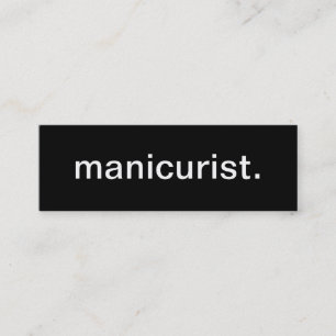 Mini Carte de visite de manucure