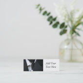 Mini Carte de visite de mariage de smoking (Debout devant)