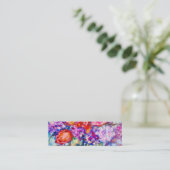 Mini Carte de visite de Merci d'origine aquarelle (Debout devant)