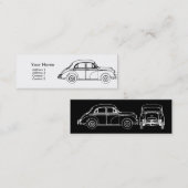 Mini Carte de visite de mineur de Morris (Devant / Derrière)