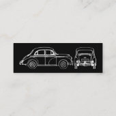 Mini Carte de visite de mineur de Morris (Dos)