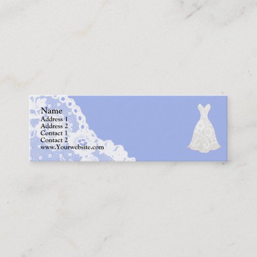 Mini Carte de visite de mode (Devant)