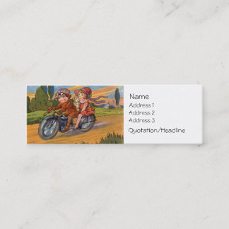 Mini Carte de visite de motocyclisme