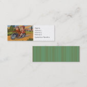 Mini Carte de visite de motocyclisme (Devant / Derrière)