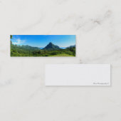 Mini Carte de visite de panorama de Moorea (Devant / Derrière)