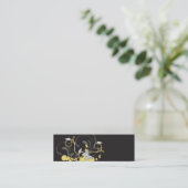 Mini Carte de visite de papillon (Debout devant)