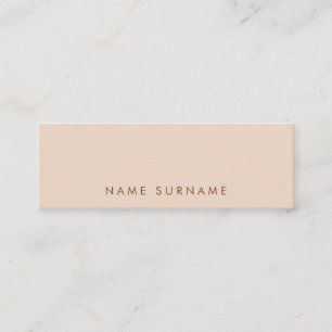 Mini carte de visite de pêche simple minimaliste