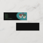 Mini Carte de visite de peinture (Devant / Derrière)